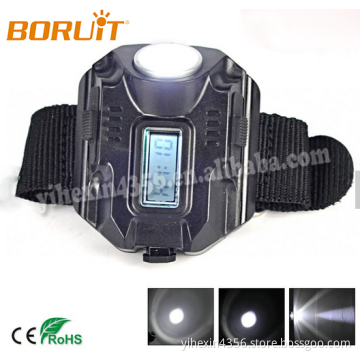 Built In Battery Torch Rechargeable High Quality led Wrist Light With Display